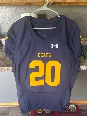 Under Armour Navy & Gold Bears Football Jersey - #20